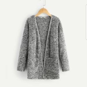 Girls.pocket front teddy coat size 130